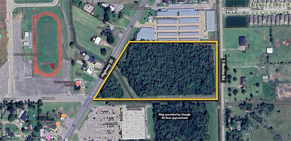 11.68+/- acres at Hwy 35 & Wildcat Dr, Angleton, TX 77515
