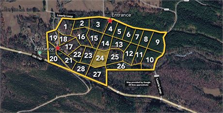 2.631+/- acres off of State Highway 144, Smithville, OK 74957 - #404444